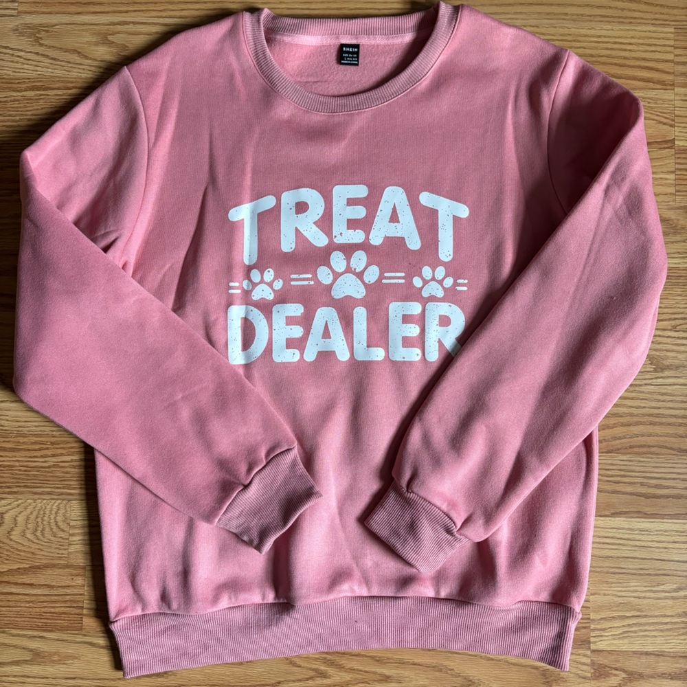 Pink 'Treat Dealer' Sweatshirt